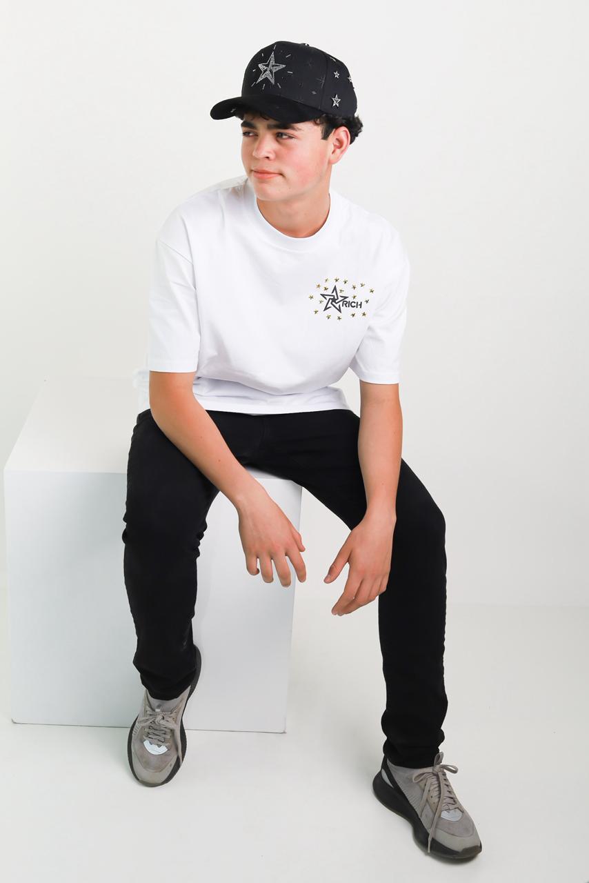 Playera Rich blanca