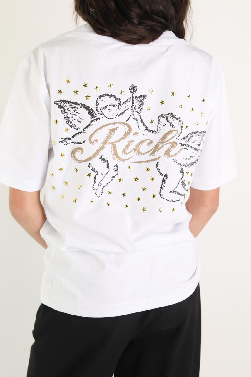 Playera Rich blanca